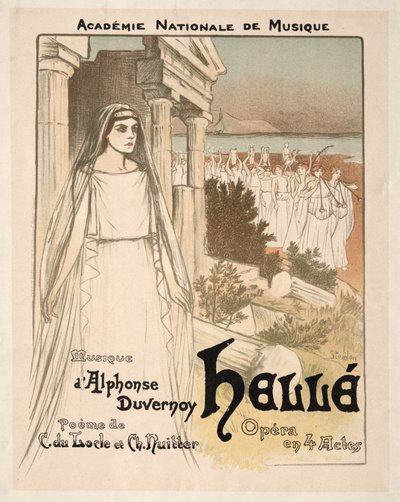 Hellé - Opera 4 perde, 1896. by Théophile Alexandre Steinlen