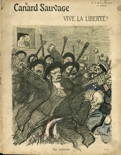 Yaban Ördeği Kapağı için Steinlen (1859-1923) çizimi by Théophile Alexandre Steinlen