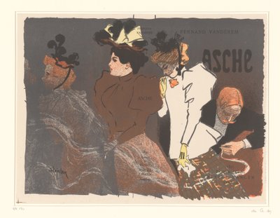 Fernand Vandérem'in külleri için kapak resmi by Théophile Alexandre Steinlen
