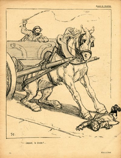 Tereyağı Tabağı, Renklerde Hiciv by Théophile Alexandre Steinlen