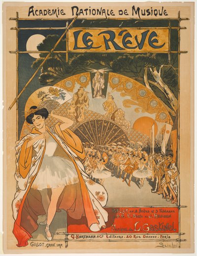 Rüya, 1891. by Théophile Alexandre Steinlen