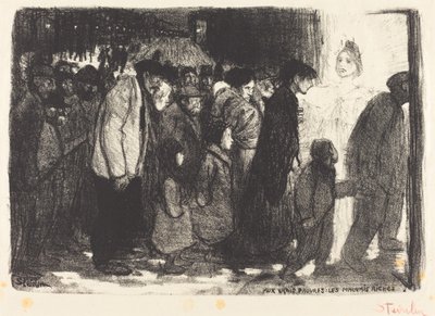 Gerçek Yoksullara: Kötü Zengin by Théophile Alexandre Steinlen