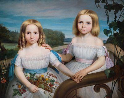 Olympe ve Flore Chauveau by Théophile Hamel