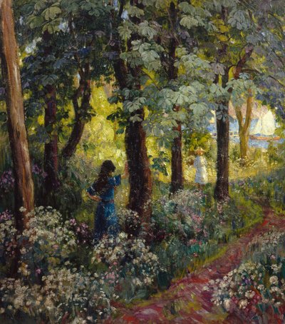 Fiyort tarafından yaz günü by Thorolf Holmboe