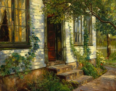 Eski Ev Duvarında Güneş, Fredriksvern by Thorolf Holmboe