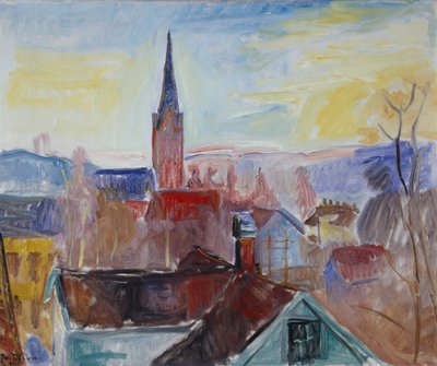 Kilise kulesi, Lillehammer by Thorvald Erichsen