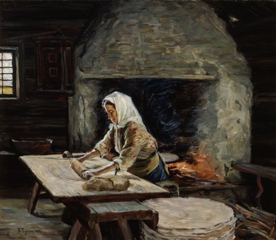 Düz ekmek pişirme by Thorvald Torgersen