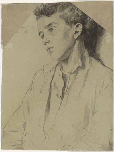 Bir çocuğun portresi by Thérèse Schwartze