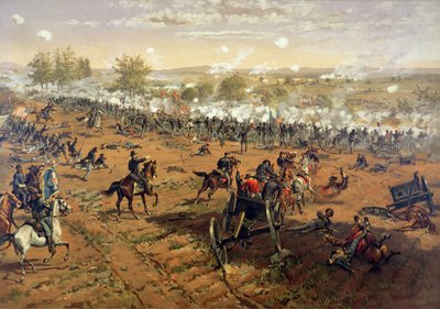Gettysburg Savaşı by Thure de (after) Thulstrup