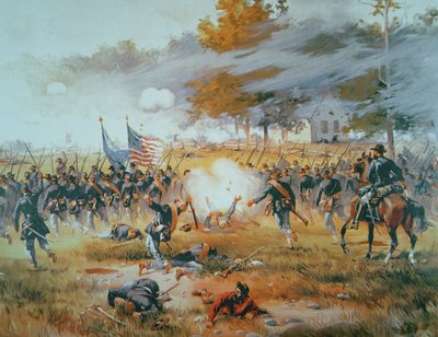 Antietam Savaşı by Thure de Thulstrup