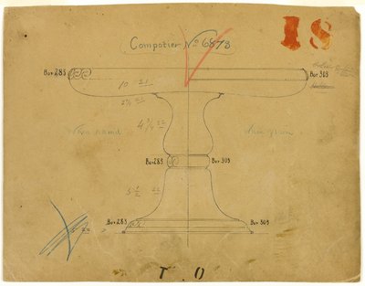 Compotier No. 6873 için Tasarım by Tiffany and Company
