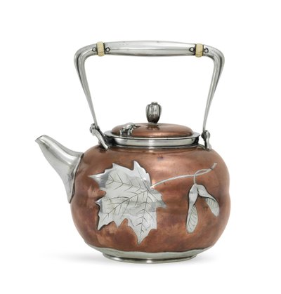 Çaydanlık, c.1880 (gümüş ve bakır) by Tiffany and Company