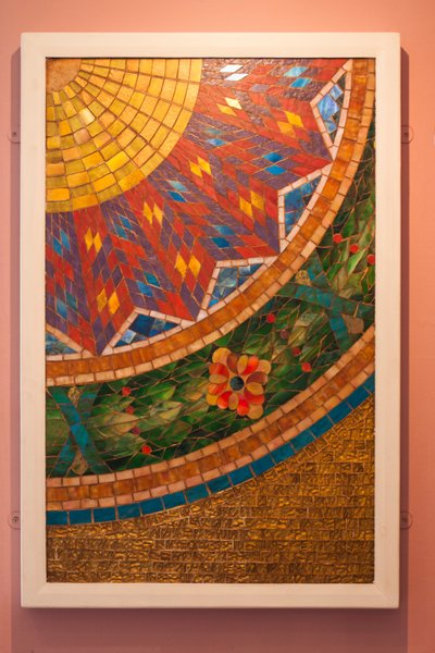 Farwell Building, Detroit, 1915 için örnek mozaik panel (cam ve alçı) by Tiffany and Company Tiffany and Company
