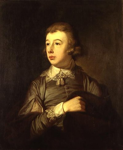 Bir Çocuğun Portresi, William Pitt olduğu söylenen Genç (1759-1806) (gemide petrol) by Tilly Kettle