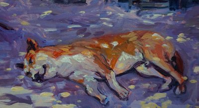 Uyuyan Köpek 2021 (petrol) by Tilly Willis