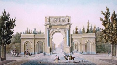 Porte de Guillaume, Brüksel, yazar tarafından oyulmuş Pierre Jacques Goetghebuer tarafından 