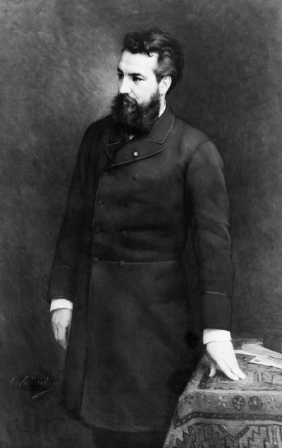 Alezander Graham Bell (resim) by Timoleon Marie Lobrichon