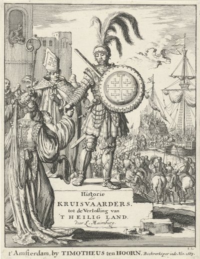 Kudüs arması ile şövalye Kimden: Haçlıların Tarihi, Kurtuluşuna Kadar by Timotheus Ten Hoorn
