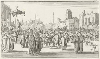 Papa II. Urban, Birinci Haçlı Seferini vaaz ediyor, 1683 by Timotheus Ten Hoorn