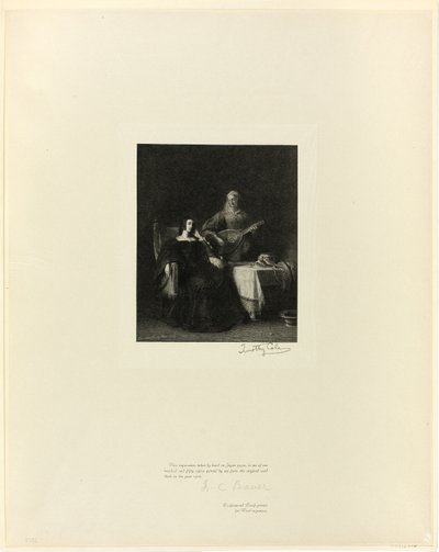 Aragonlu Catherine ve Hizmetçisi, Eski İngiliz Ustalarından by Timothy Cole