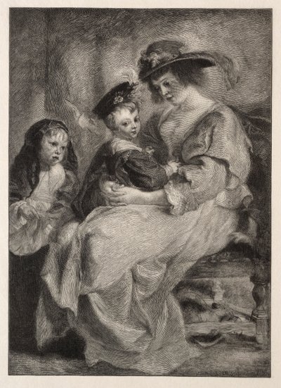 Helen Fourment ve Çocukları, 1894. by Timothy Cole