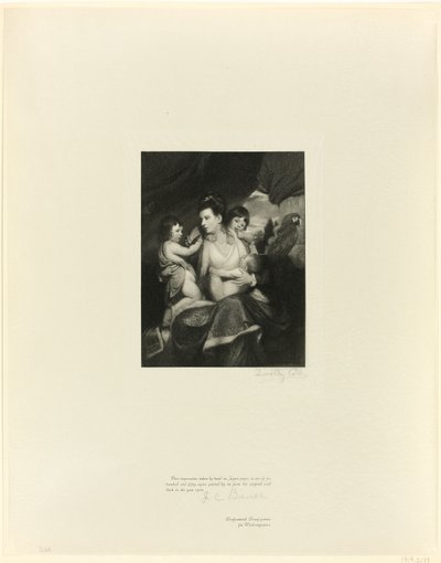 Eski İngiliz Ustalarından Lady Cockburn ve ailesi by Timothy Cole