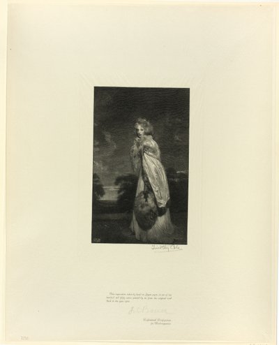 Eski İngiliz Ustalarından Lady Derby (Bayan Farren), by Timothy Cole
