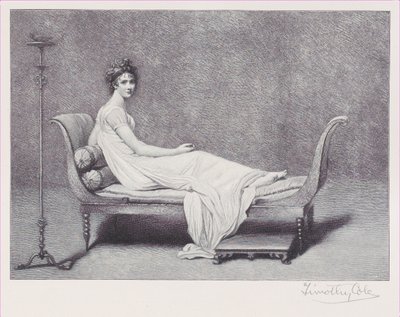 Madam Recamier, 1909., 1909. by Timothy Cole