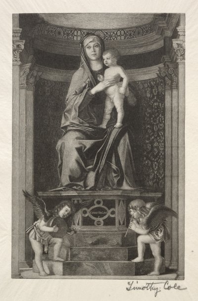 Eski İtalyan Ustalar: Madonna ve Çocuk, 1888-1892. by Timothy Cole