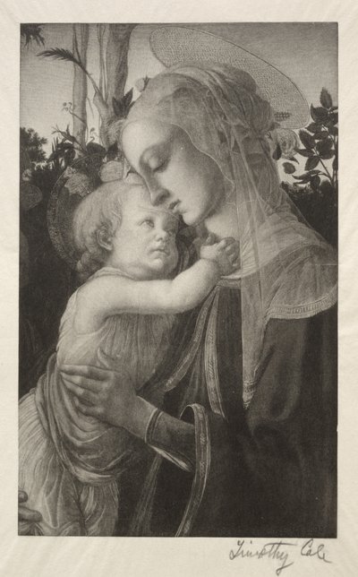 Eski İtalyan Ustalar: Madonna ve Çocuk, 1890. by Timothy Cole