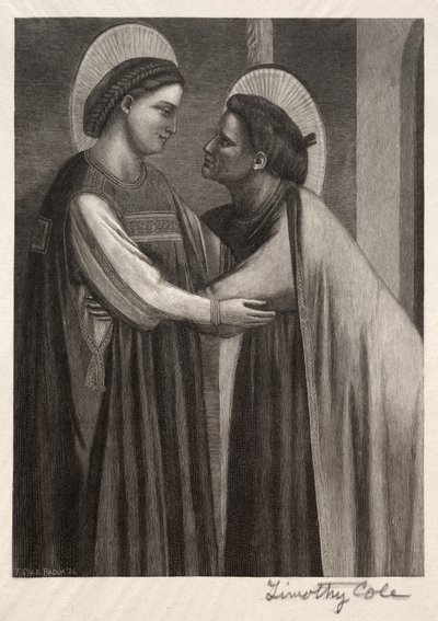 Eski İtalyan Ustalar: Mary ve Elisabeth, 1886. by Timothy Cole