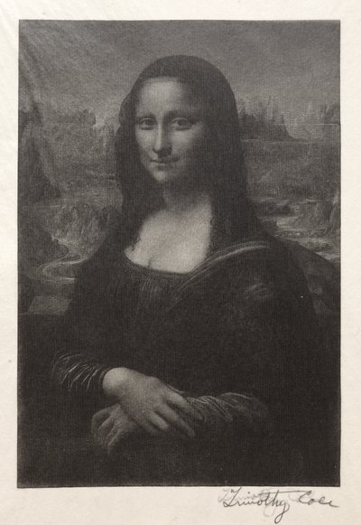Eski İtalyan Ustalar: Mona Lisa, 1888-1892. by Timothy Cole