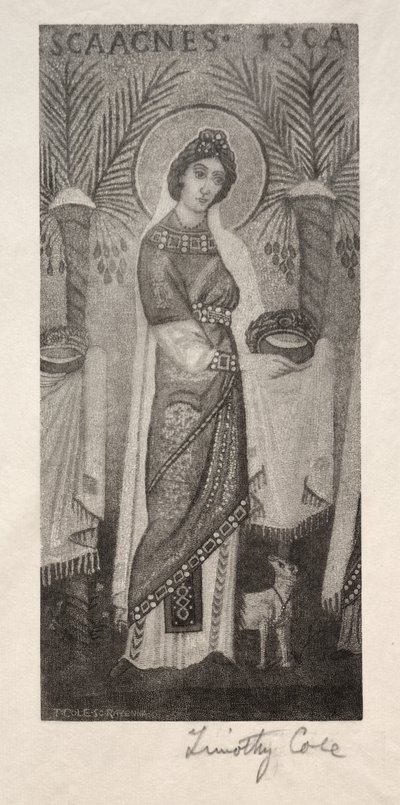 Eski İtalyan Ustalar: St. Agnes, 1888-1892. by Timothy Cole