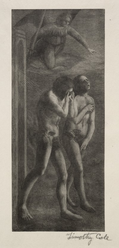 Eski İtalyan Ustalar: Cennetten Atılma, 1888. by Timothy Cole