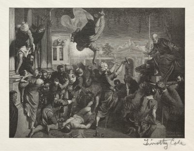 Eski İtalyan Ustalar: St. Mark Mucizesi, 1888-1892. by Timothy Cole