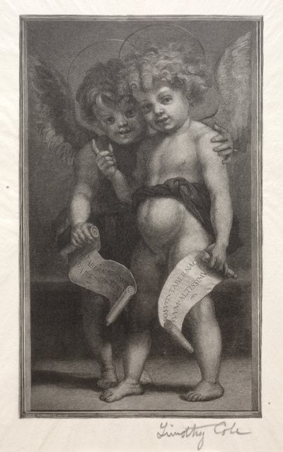 Eski İtalyan Ustalar: İki Çocuk Melek, 1888-1892. by Timothy Cole