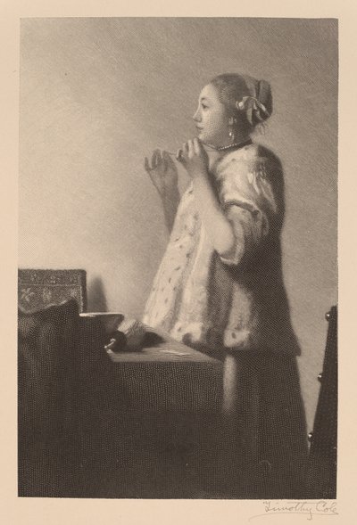 İnci Kolye by Timothy Cole after Johannes Vermeer
