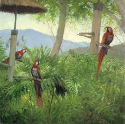 Dağ Kuşları, 2001 (tuval üzerine yağlıboya) by Timothy Easton