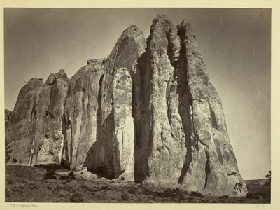 Yazıt Kayasının Güney Yakası, 1873 by Timothy OSullivan