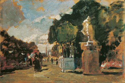 Tuileries'den - Güneşli bir gün by Tina Blau