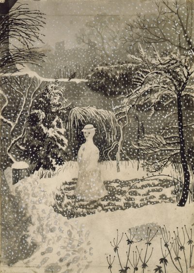 Kardan kadın (suluboya) by Tirzah Ravilious