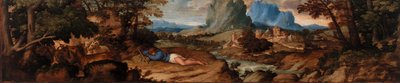 Uyuyan Çoban by Titian (Tiziano Vecellio)