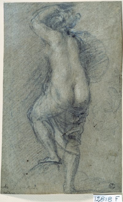 Çıplak Kadın (kağıt üzerine tebeşir) by Titian (c.1488 1576)
