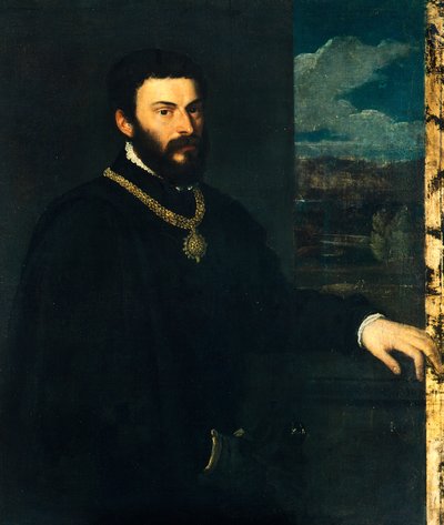 Kont Antonio Porcia ve Brugnega by Titian (c.1488 1576)