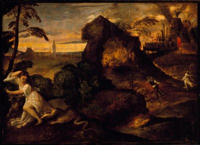 Orphee ve Eurydice Tiziano Vecellio