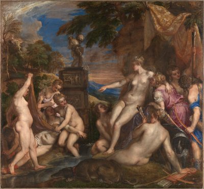 Diana ve Callisto, 1556-1559. by Titian