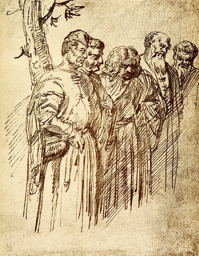 Aziz Anthony mucizesinden bir grup izleyici by Tiziano Vecelli