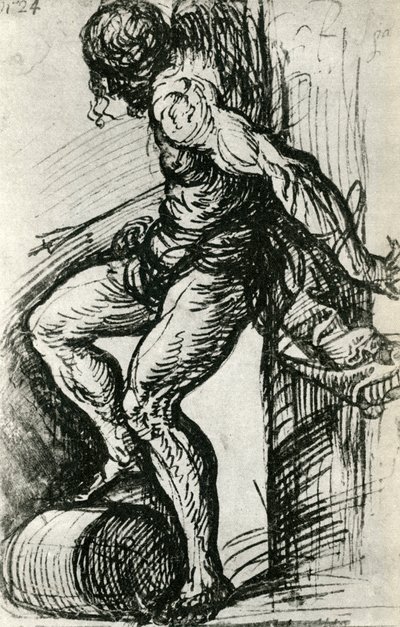 Aziz Sebastian için eskiz, c1518, 1937 by Tiziano Vecelli