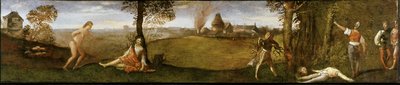Polydoros Efsanesi Polydorus Ormanı, yaklaşık 1506-1508. by Titian