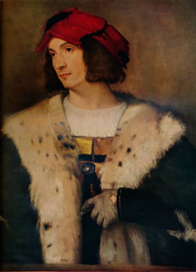 Kırmızı Başlıklı Adam, c1510 by Tiziano Vecelli
